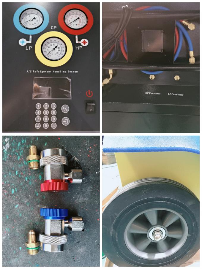 TFT Color Display Auto Ac Recovery Machine Fully Automatic R134a