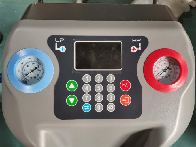 Double Electronic Scale R134a AC Flush Machine For AC Recharge