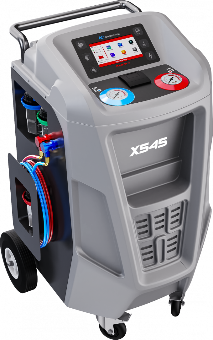 Fully Automatic Gray X545 Car Refrigerant Recovery Machine R134a With