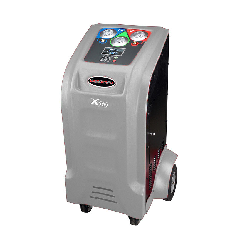 2 In 1 R134a Air Conditioning Recovery Machine Big Colorful LCD Screen