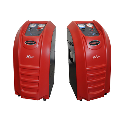 Metal ABS Auto AC Recovery Machine With Fan Condenser R134a 5.4m3/h