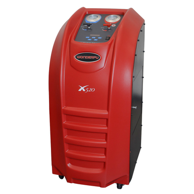 Red Housing AC Refrigerant Recovery Machine Blacklit Display X520