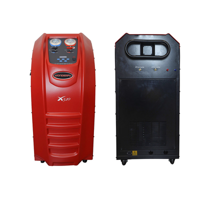 ABS X520 Car Refrigerant Recovery Machine With Fan Condenser LCD Display