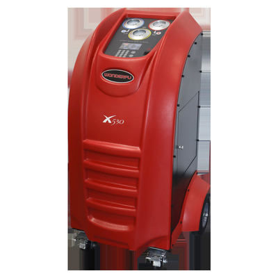 Red X530 8HP Automotive AC Recovery Machine With Fan Condenser R134a