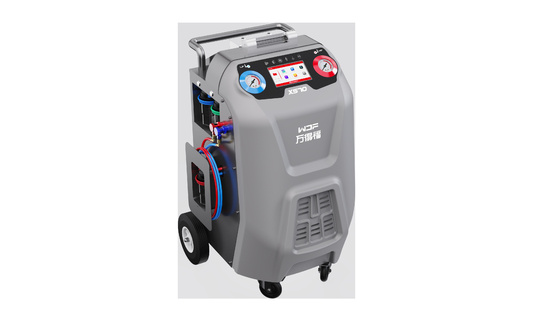 Touch Screen Flushing Function AC Refrigerant Recovery Machine With Mini Can Filling